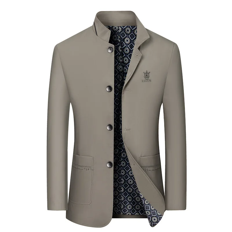 Men Suit Jackets 2023 Autumn New in Khaki Red Embroidery Casual Slim Fit Blazer Coats Fashion Single Breasted Male Clothing Tops
Men Suit Jackets 2023 Autumn New in Khaki Red Embroidery Casual Slim Fit Blazer Coats Fashion Single Breasted Male Clothing Tops