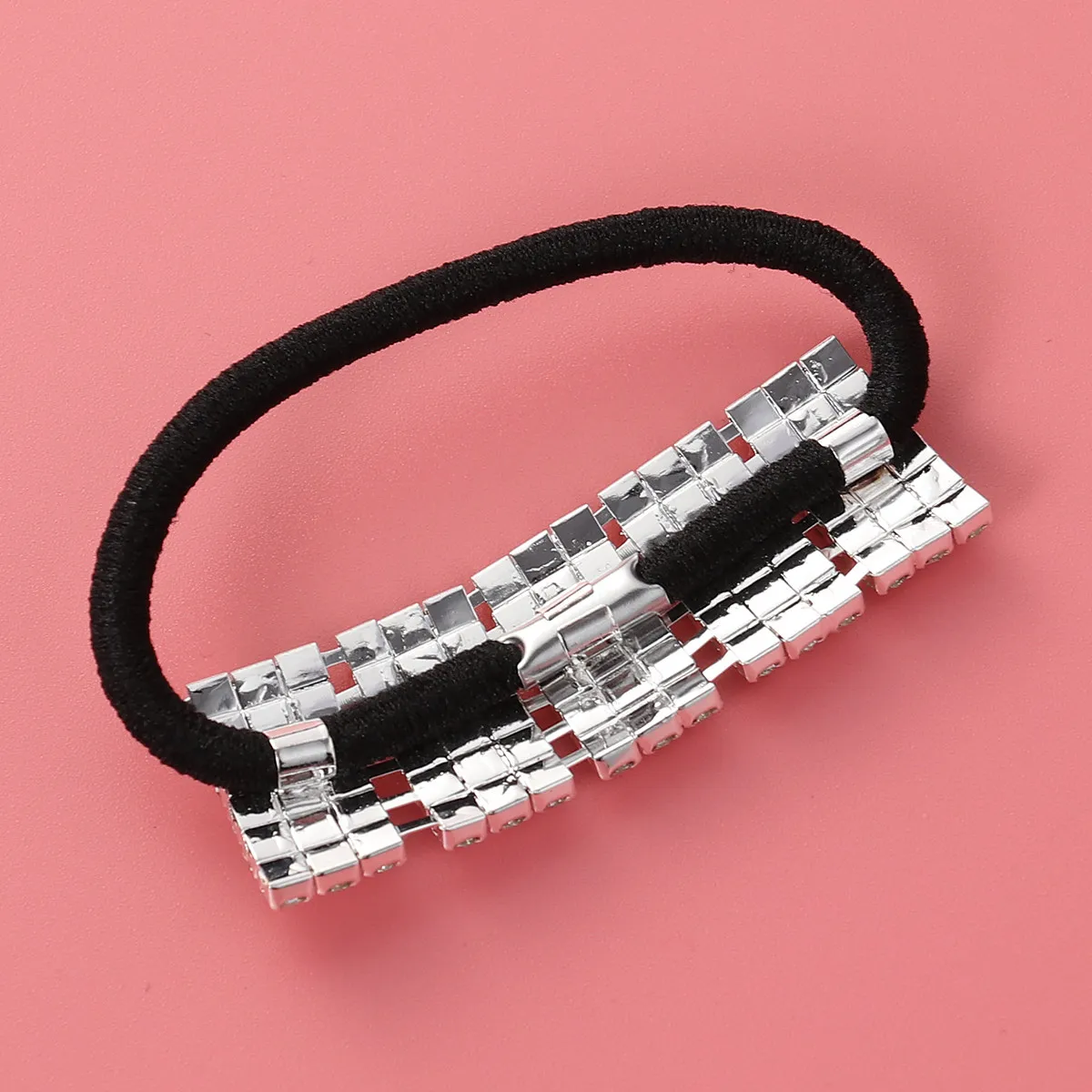 4Pcs Elastic Hair Ties Rhinestone Ponytail Holders No Crease Stretch Hair Band Bracelets Tail Decorations
4Pcs Elastic Hair Ties Rhinestone Ponytail Holders No Crease Stretch Hair Band Bracelets Tail Decorations