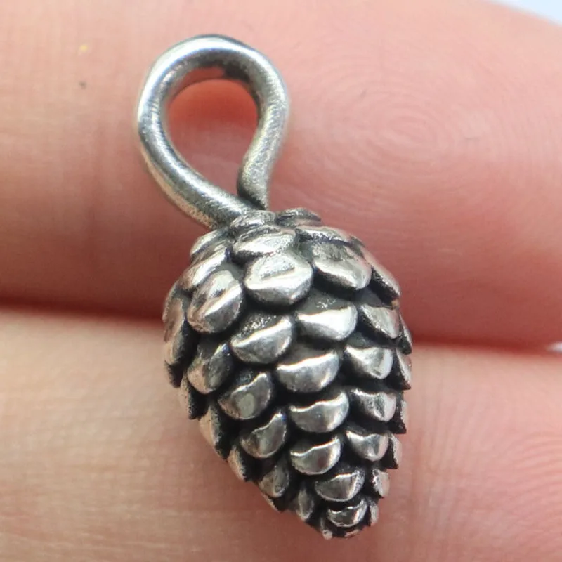 5g Pine cone pendant for graceful and fashionable girls Customized 925 Solid Sterling Silver Pendant
5g Pine cone pendant for graceful and fashionable girls Customized 925 Solid Sterling Silver Pendant