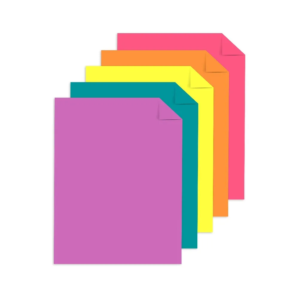 New Premium 8.5 x 11 Inch Colored Paper 100 Sheets 24 Lb 89 GSM for Printing Bright Tropical Assortment Vibrant Copy Paper Bulk
New Premium 8.5 x 11 Inch Colored Paper 100 Sheets 24 Lb 89 GSM for Printing Bright Tropical Assortment Vibrant Copy Paper Bulk