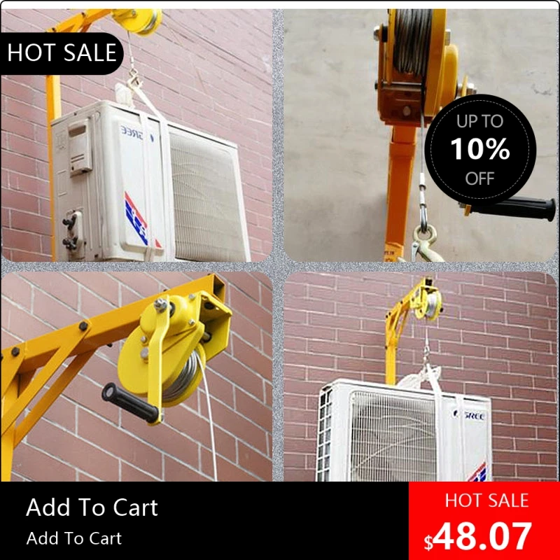 81500 1200 фунтов ручной подъемный кран самоблокирующаяся лебедка из нержавеющей стали для кондиционера наружная установка в сборе
81500 1200 фунтов ручной подъемный кран самоблокирующаяся лебедка из нержавеющей стали для кондиционера наружная установка в сборе