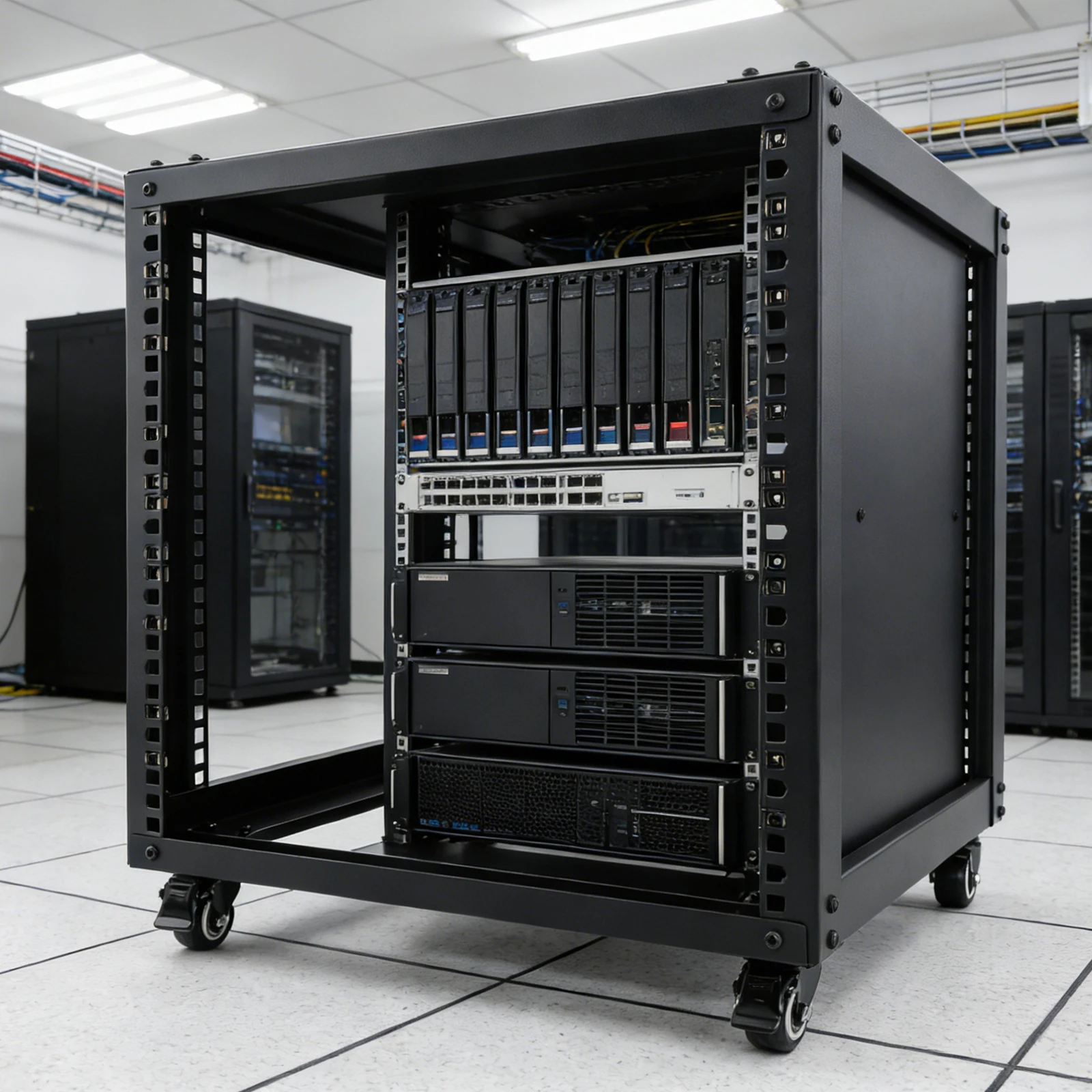 6U/9U/12U Open Frame Network Rack for 19-Inch Networking,Audio and Video Device,Floor Standing or Wall Mounted
6U/9U/12U Open Frame Network Rack for 19-Inch Networking,Audio and Video Device,Floor Standing or Wall Mounted