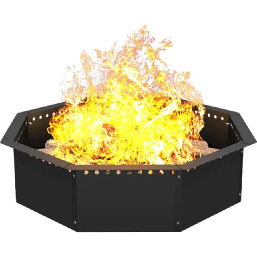 Smokeless Fire Pit Ring 32- Outer Inner Diameter Large Solid Steel Firepit Liner for Outside Wood Burning DIY Campfire Ring Abo
Smokeless Fire Pit Ring 32- Outer Inner Diameter Large Solid Steel Firepit Liner for Outside Wood Burning DIY Campfire Ring Abo