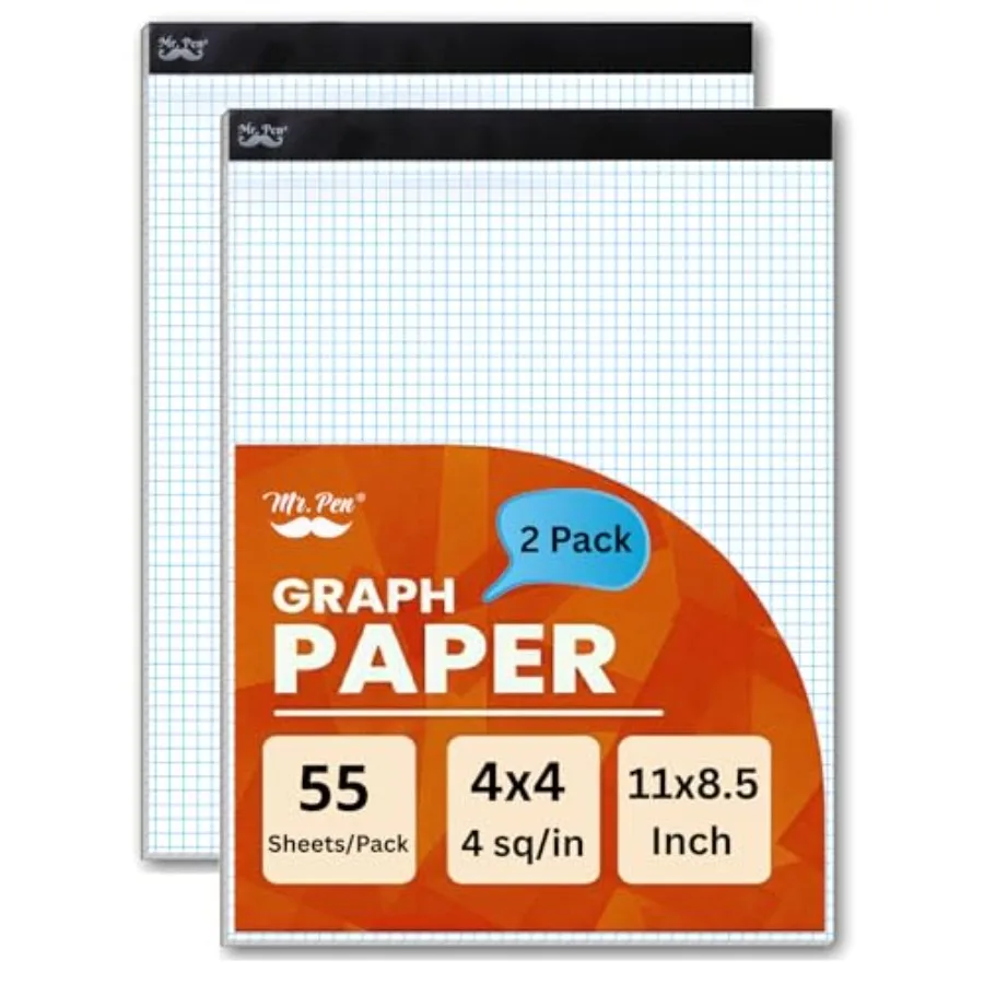 Graph Paper, o 55 Sheets, 8.5"x11", 4x4 4 Squares Per Inch,Graphing Paper, Grid Paper Pad, Math Graph Paper Pad, Drafting Paper
Graph Paper, o 55 Sheets, 8.5"x11", 4x4 4 Squares Per Inch,Graphing Paper, Grid Paper Pad, Math Graph Paper Pad, Drafting Paper