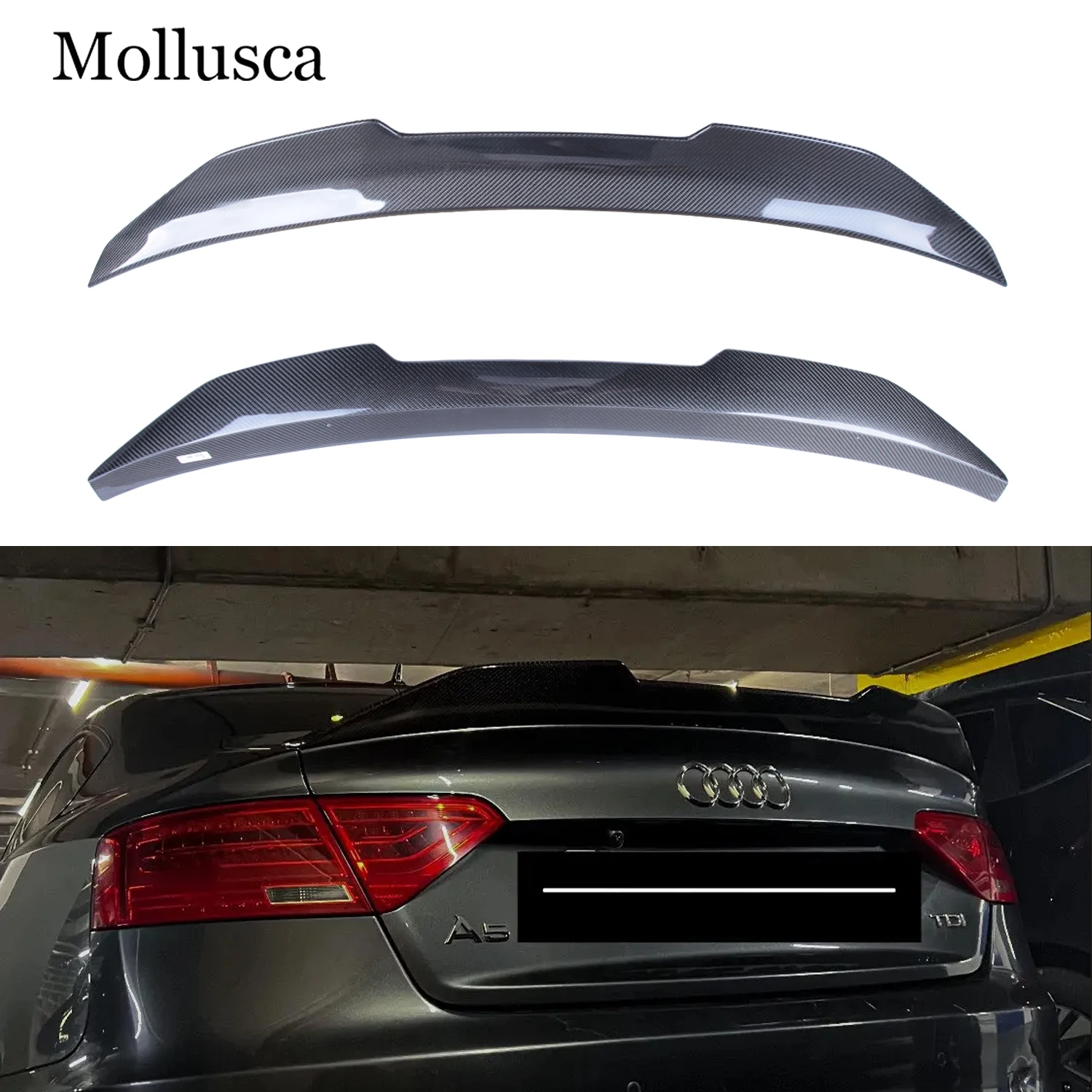For AUDI A5 B8 B8.5 4Door Sportback 8TA PSM Style Carbon fiber Rear Spoiler Trunk wing 2009-2017
For AUDI A5 B8 B8.5 4Door Sportback 8TA PSM Style Carbon fiber Rear Spoiler Trunk wing 2009-2017