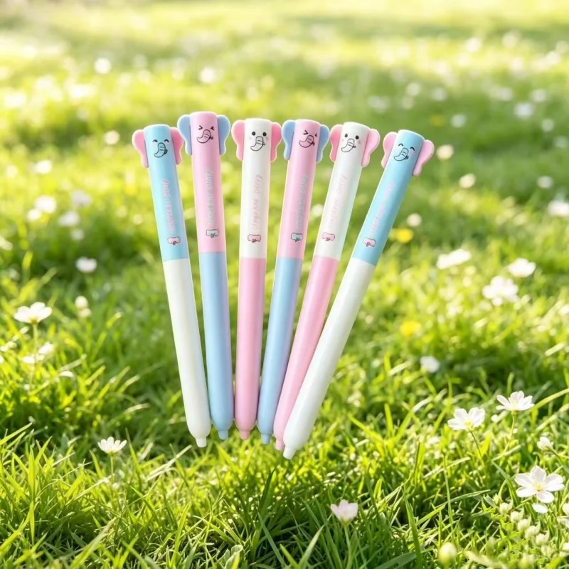 40pcs/lot Kawaii Elephant Gel Pen Cute 0.5mm Black Ink Gel Pens For Writing Office School Supply
40pcs/lot Kawaii Elephant Gel Pen Cute 0.5mm Black Ink Gel Pens For Writing Office School Supply