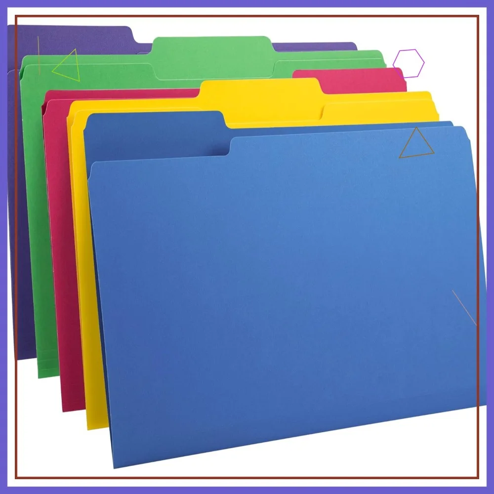 Heavyweight Manila File Folders, Letter Size, Assorted Colors, Pack of 400 for Office Organization
Heavyweight Manila File Folders, Letter Size, Assorted Colors, Pack of 400 for Office Organization