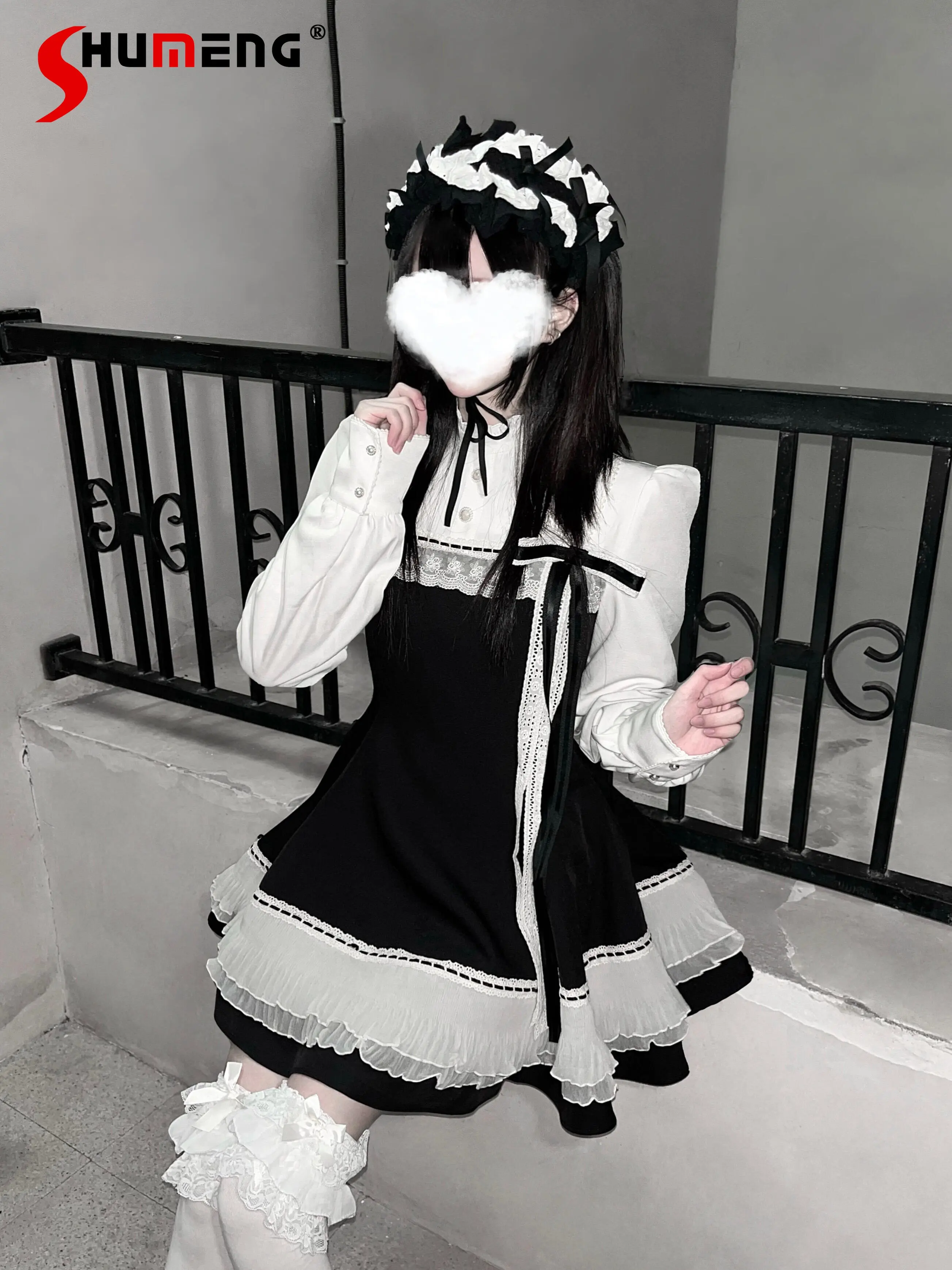 Japanese-style Long-sleeved OP Dress New Spring and Summer 2026 Y2K Slim-fit Sweet Lolita Dress Women Gothic Subculture Dress
Japanese-style Long-sleeved OP Dress New Spring and Summer 2026 Y2K Slim-fit Sweet Lolita Dress Women Gothic Subculture Dress