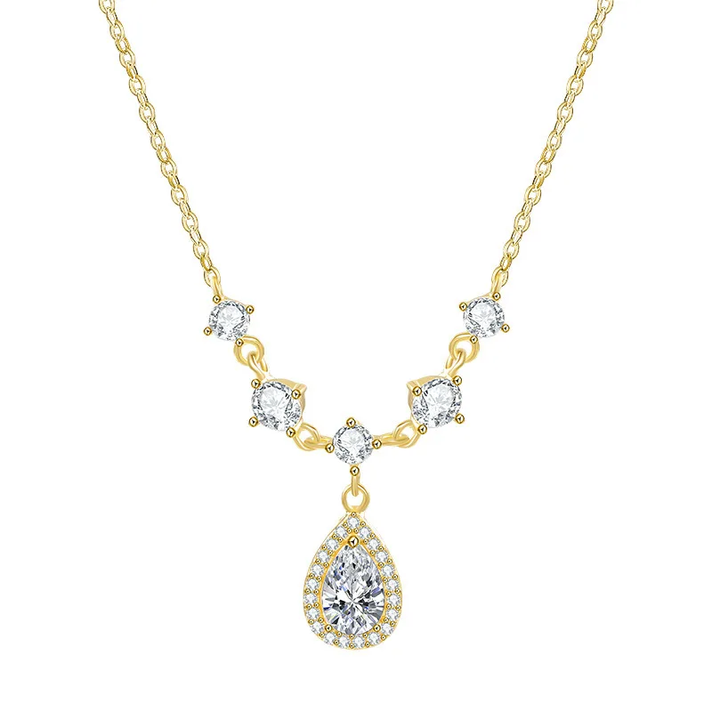 TY 0.5CT Moissanite 925 Sterling Silver Necklace for Women Fine Luxury Jewelry 925 Silver Drop Necklace Valentine's Day Gift
TY 0.5CT Moissanite 925 Sterling Silver Necklace for Women Fine Luxury Jewelry 925 Silver Drop Necklace Valentine's Day Gift