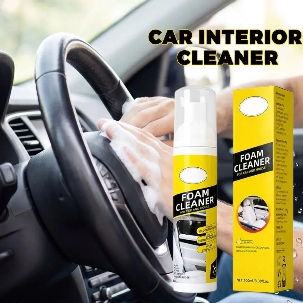 100ml Multi-Purpose Foam Cleaner Spray All-Purpose Foam For Car Interior And Household Surface Cleaning
100ml Multi-Purpose Foam Cleaner Spray All-Purpose Foam For Car Interior And Household Surface Cleaning