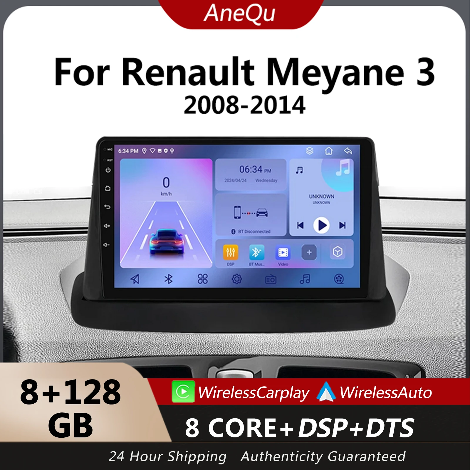 AneQu Android Car Radio For Renault Meyane 3 2008-2014 Car Radio GPS Wireless CarPlay Auto Player
AneQu Android Car Radio For Renault Meyane 3 2008-2014 Car Radio GPS Wireless CarPlay Auto Player