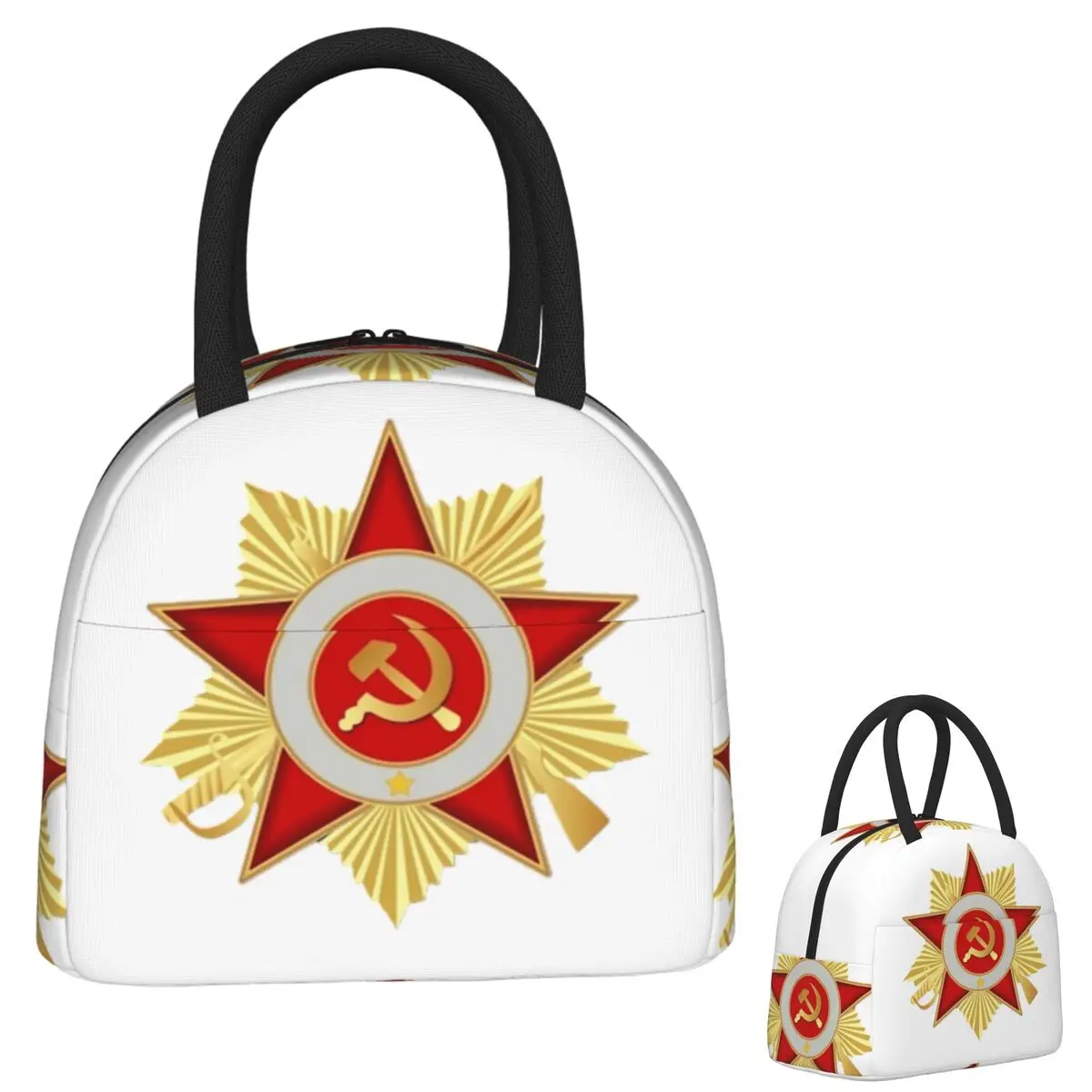 CCCP Star Советский Союз СССР Изолированная сумка для обеда для женщин и детей Портативные коробки для еды Термальный ланч-бокс Tote
CCCP Star Советский Союз СССР Изолированная сумка для обеда для женщин и детей Портативные коробки для еды Термальный ланч-бокс Tote
