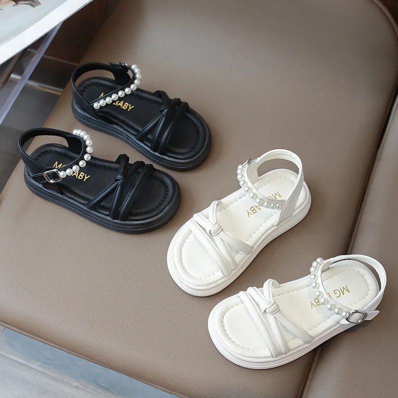 Summer New Elegant Beading Princess Sweet Bowtie Soft Sole Casual Roman Beach Shoes Children Sandals for Girls Fashion
Summer New Elegant Beading Princess Sweet Bowtie Soft Sole Casual Roman Beach Shoes Children Sandals for Girls Fashion