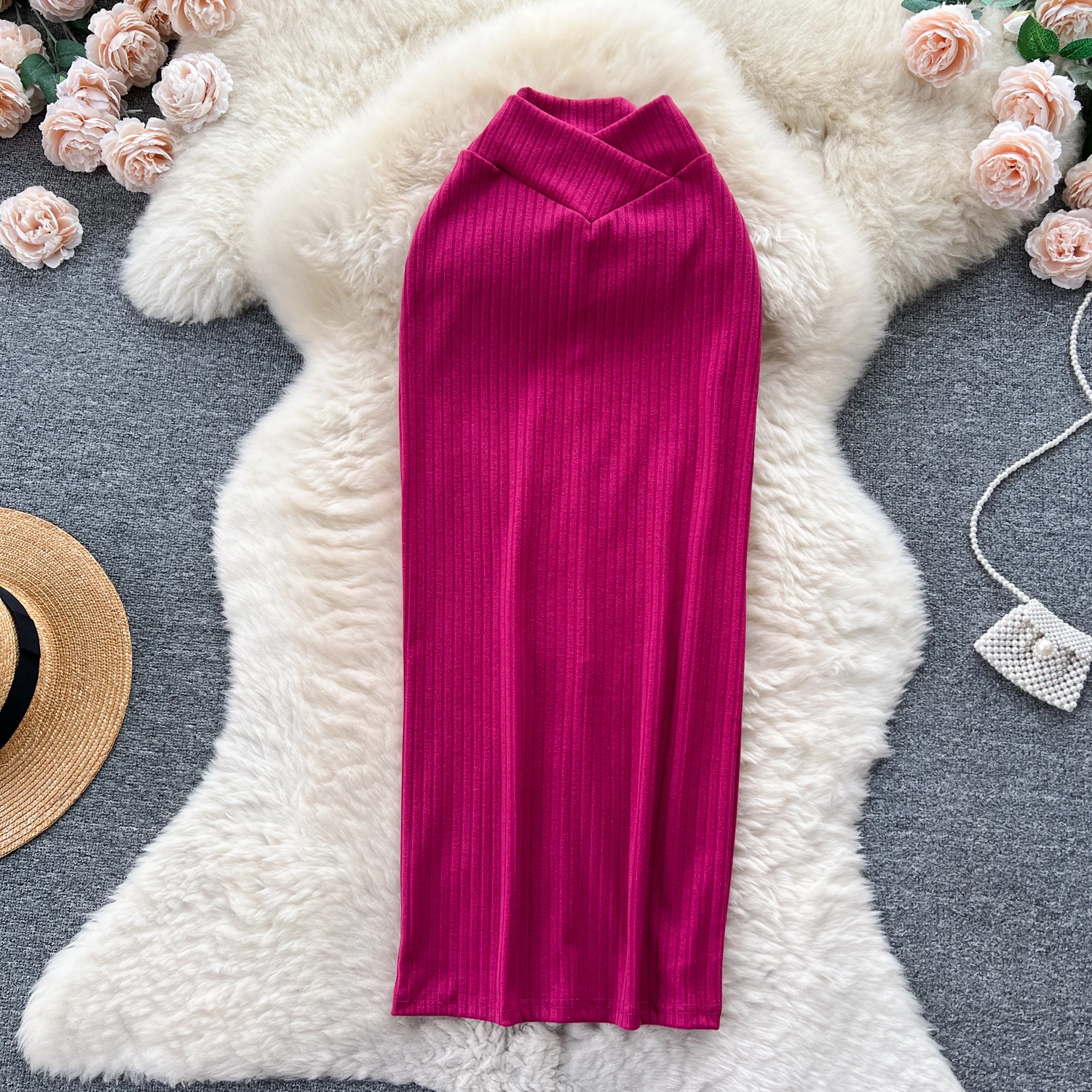 Women Chic Solid Elegant Elastic Slim Sexy Knit Skirt High Waist Fashion Vintage Autumn Hip Wrap Full Skirt
Women Chic Solid Elegant Elastic Slim Sexy Knit Skirt High Waist Fashion Vintage Autumn Hip Wrap Full Skirt