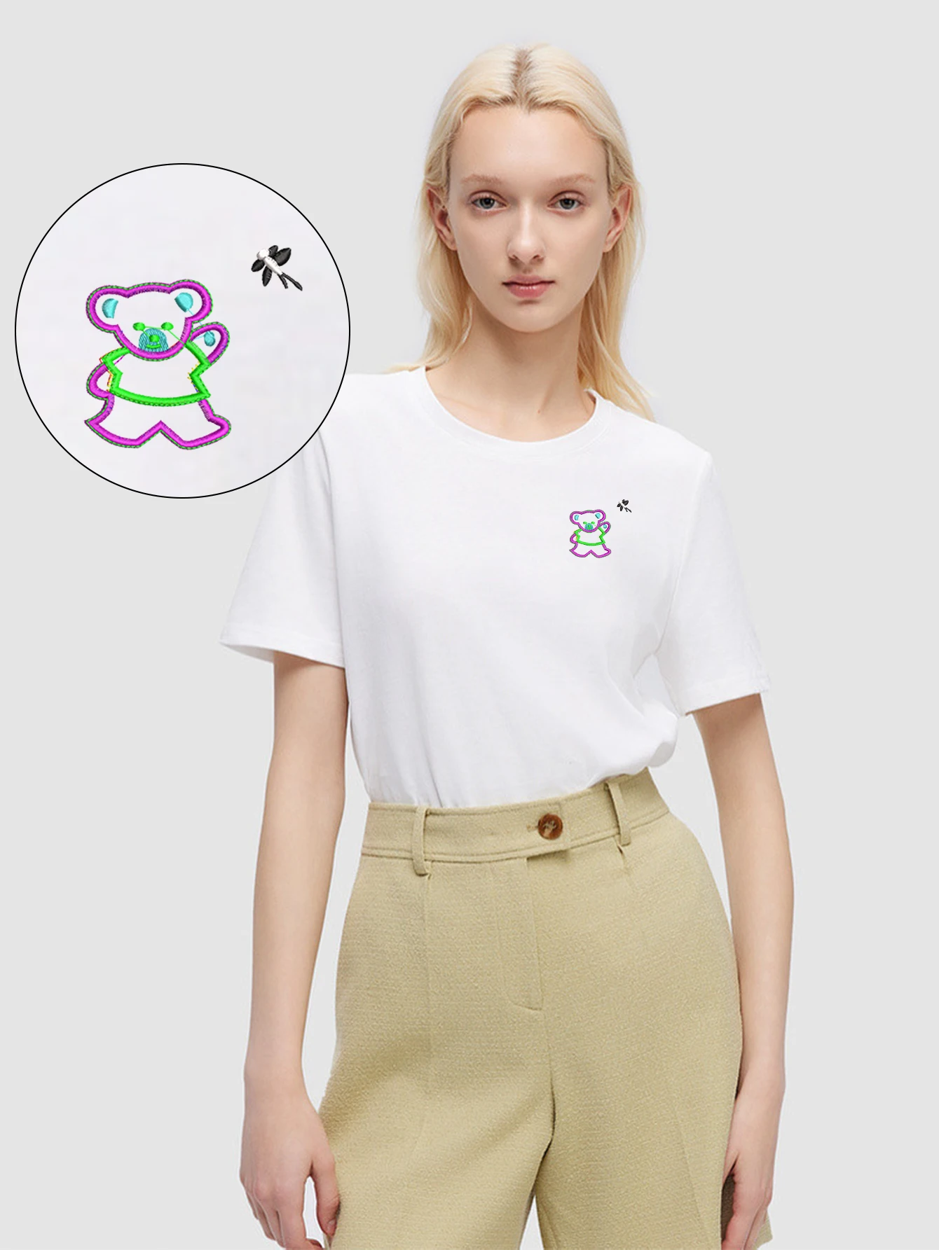 Unique Adorable Bear Cartoon Embroidered T-shirt – Luxury Men Women Embroidery Cotton Top Tees T-shirts For Outings
Unique Adorable Bear Cartoon Embroidered T-shirt – Luxury Men Women Embroidery Cotton Top Tees T-shirts For Outings