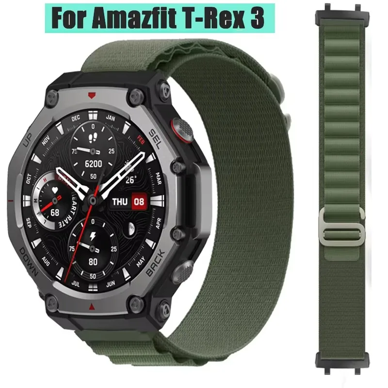 Watch strap For Huami Amazfit T-Rex 3 Nylon Alpine Loop Watch Strap For Amazfit T-Rex 3 band Correa Replace strap Accessories
Watch strap For Huami Amazfit T-Rex 3 Nylon Alpine Loop Watch Strap For Amazfit T-Rex 3 band Correa Replace strap Accessories