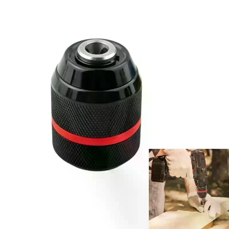 Drill Chuck 10mm Hard Metal Self Locking Keyless Electric Tools 3/8-24UNF Thread For Rechargeable Drills Accessory
Drill Chuck 10mm Hard Metal Self Locking Keyless Electric Tools 3/8-24UNF Thread For Rechargeable Drills Accessory