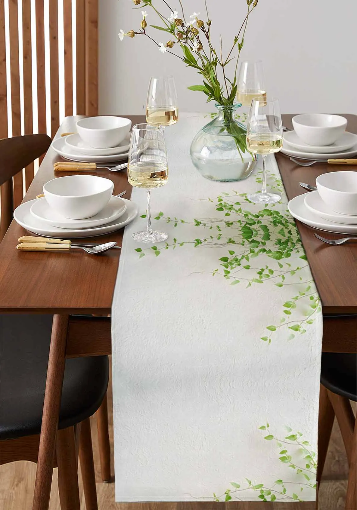Spring Garden Leafy Nature Table Runner Wedding Party Champagne Dining Room Restaurant Home Tablecloth Runners
Spring Garden Leafy Nature Table Runner Wedding Party Champagne Dining Room Restaurant Home Tablecloth Runners