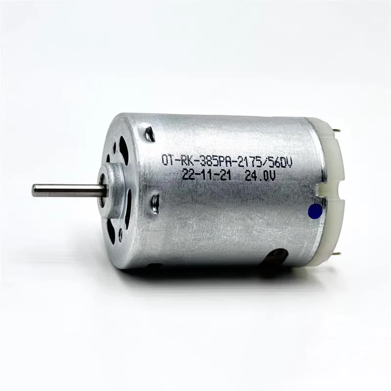 RS-385SA-2176/2175 Motor DC 18V-36V 24V High Speed Micro Round 27.5mm 385 Electric Motor for Hot Gun Hair Dryer Vacuum Cleaner
RS-385SA-2176/2175 Motor DC 18V-36V 24V High Speed Micro Round 27.5mm 385 Electric Motor for Hot Gun Hair Dryer Vacuum Cleaner