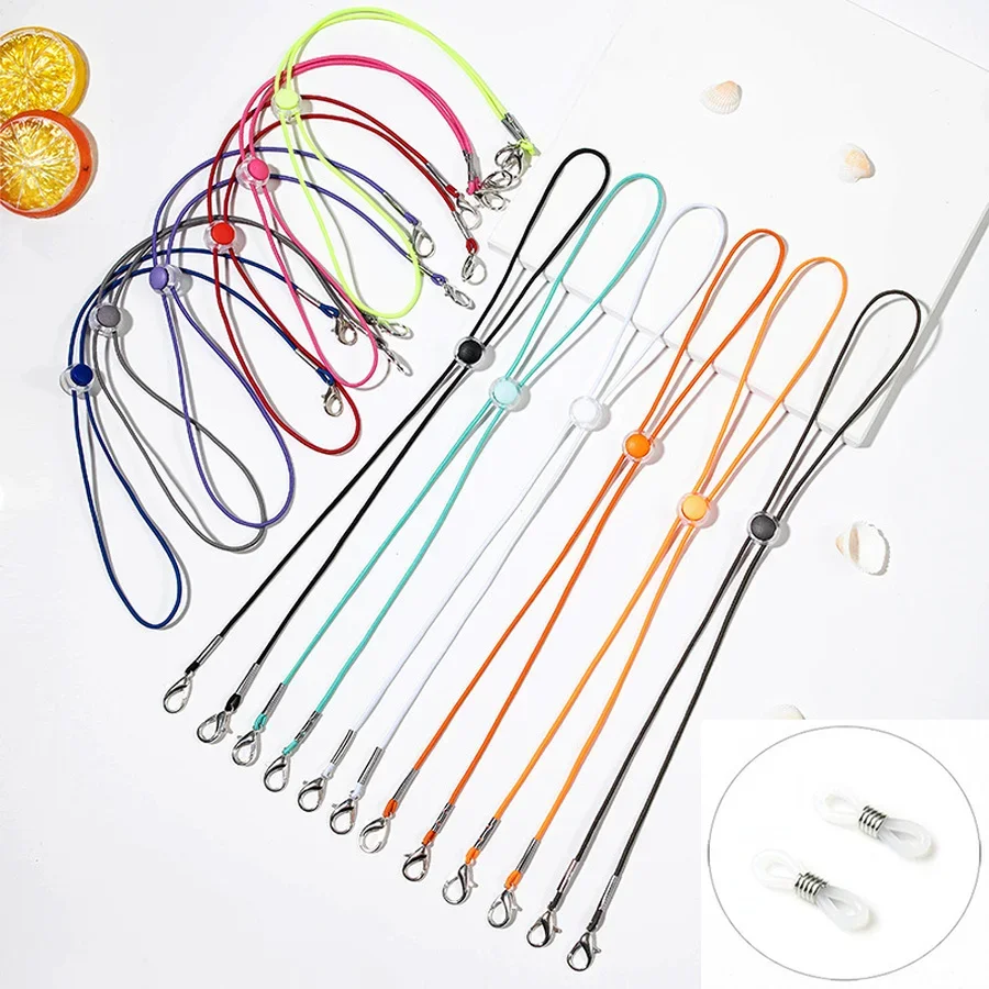 2pcs Fashion Color Nylon Rope Children Mask Chain Holder Lanyard Adjustable Elastic Glasses Chain Neck Rope Glasses Accessories
2pcs Fashion Color Nylon Rope Children Mask Chain Holder Lanyard Adjustable Elastic Glasses Chain Neck Rope Glasses Accessories