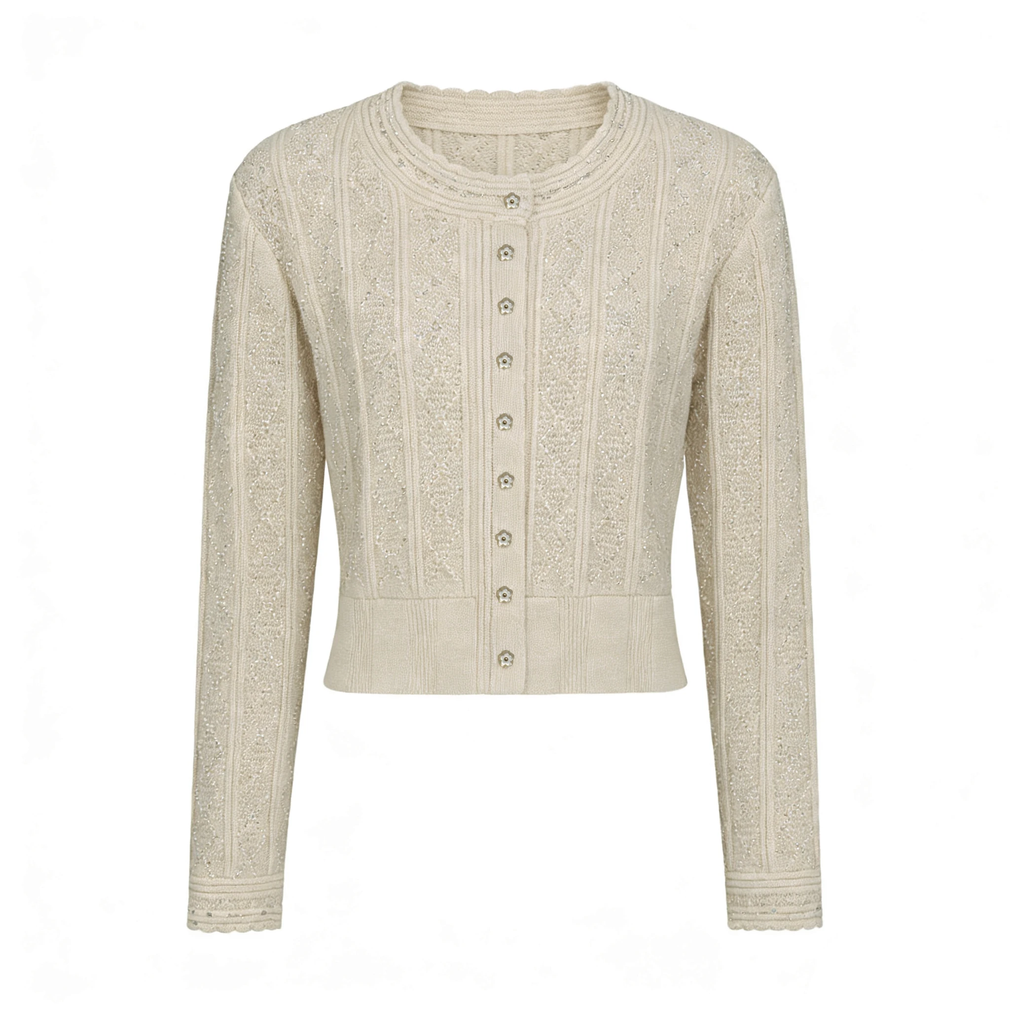 2661 High Quality Spring And Autumn New Women's Long Sleeved Hot Pressed Diamond Small Fresh Knitted Top Cardigan Jacket
2661 High Quality Spring And Autumn New Women's Long Sleeved Hot Pressed Diamond Small Fresh Knitted Top Cardigan Jacket