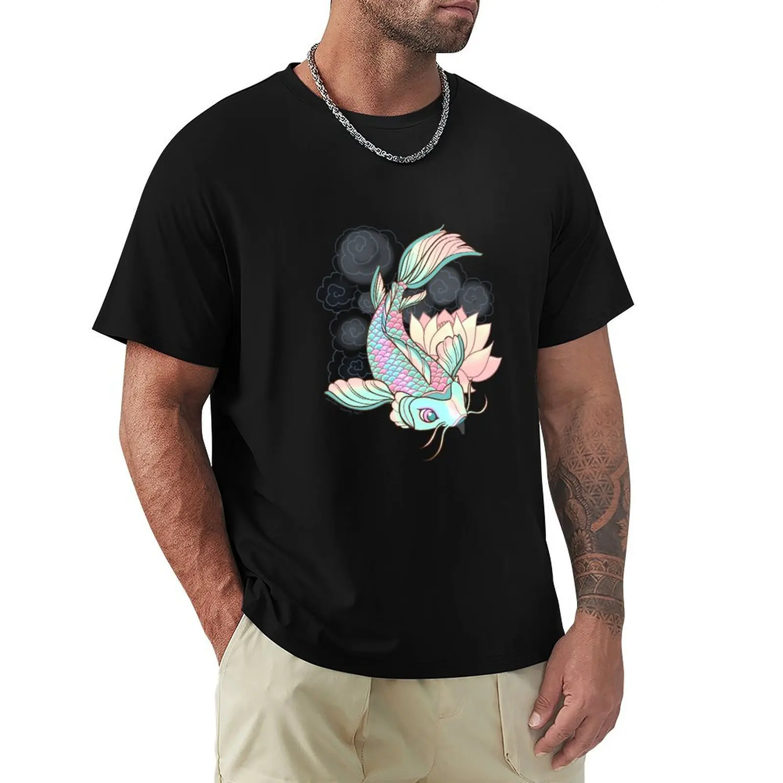 Pastel Koi T-Shirt Big Size Short Sleeve Casual Top
Pastel Koi T-Shirt Big Size Short Sleeve Casual Top