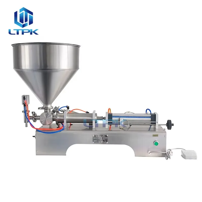 Hot saleLive Stream Pneumatic Single Nozzle Piston Viscous Thick Liquid Filler Filling Machine for Yogurt Cream Honey Jam
Hot saleLive Stream Pneumatic Single Nozzle Piston Viscous Thick Liquid Filler Filling Machine for Yogurt Cream Honey Jam