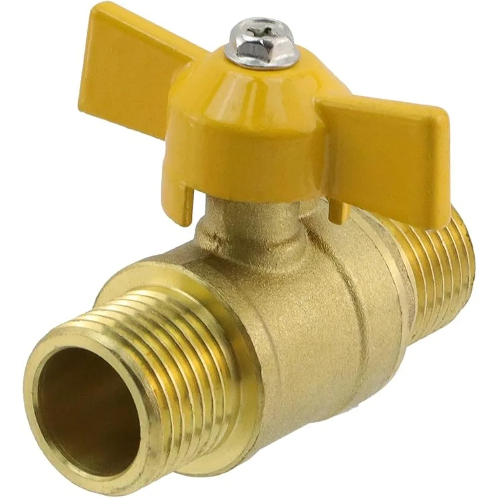 1/4" 3/8" 1/2" 3/4" Female To Female Thread Two Way Brass Shut Off Ball Valve with Butterfly Handle for Fuel Gas Water Oil Air
1/4" 3/8" 1/2" 3/4" Female To Female Thread Two Way Brass Shut Off Ball Valve with Butterfly Handle for Fuel Gas Water Oil Air