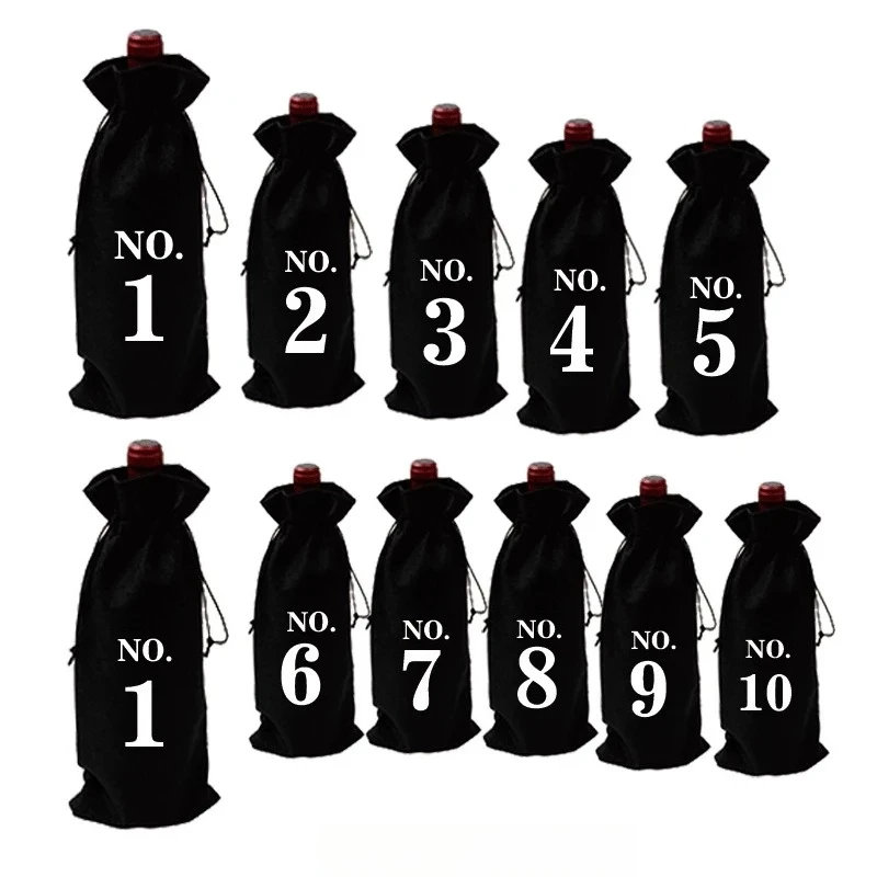 10pcs Jute Wine Bags With Drawstring Numbered Wine Bottle Gift Bags Blind Wine Cover Tasting
10pcs Jute Wine Bags With Drawstring Numbered Wine Bottle Gift Bags Blind Wine Cover Tasting