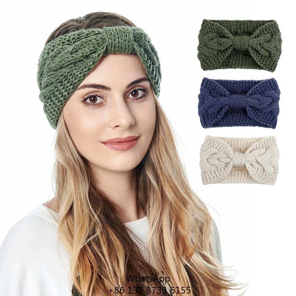 Wholesale Ladies Elastic Cashmere Headband Head Hoop Earmuffs Hairband Rhinestone Winter Warm Custom Women Wool Knit Headband
Wholesale Ladies Elastic Cashmere Headband Head Hoop Earmuffs Hairband Rhinestone Winter Warm Custom Women Wool Knit Headband