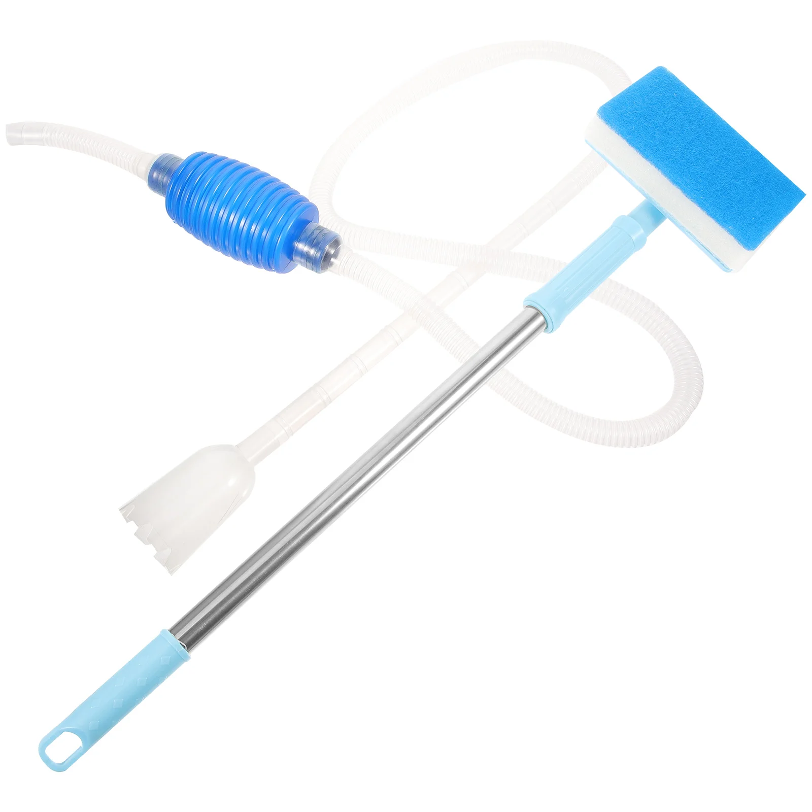 Fish Tank Water Changer Vacuum Cleaner Small Size Blue Extendable Brush Aquarium Supplies Cleaning Tools Glass Tanks Accessories
Fish Tank Water Changer Vacuum Cleaner Small Size Blue Extendable Brush Aquarium Supplies Cleaning Tools Glass Tanks Accessories