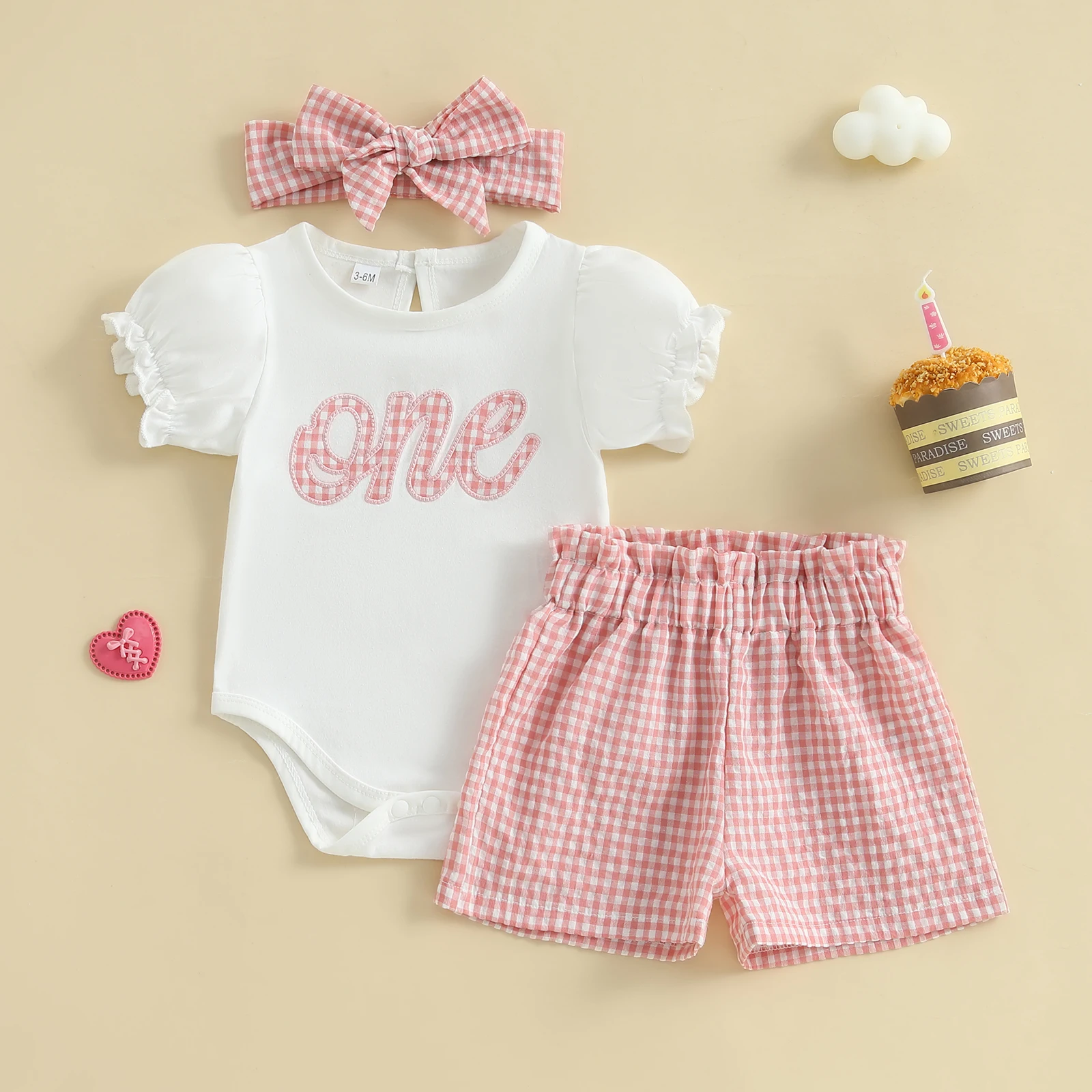 BeQeuewll Newborn Baby Girls Summer Clothes Little Girls 1st Birthday Party Outfits Short Puff Sleeve Romper Shorts Headband Set
BeQeuewll Newborn Baby Girls Summer Clothes Little Girls 1st Birthday Party Outfits Short Puff Sleeve Romper Shorts Headband Set