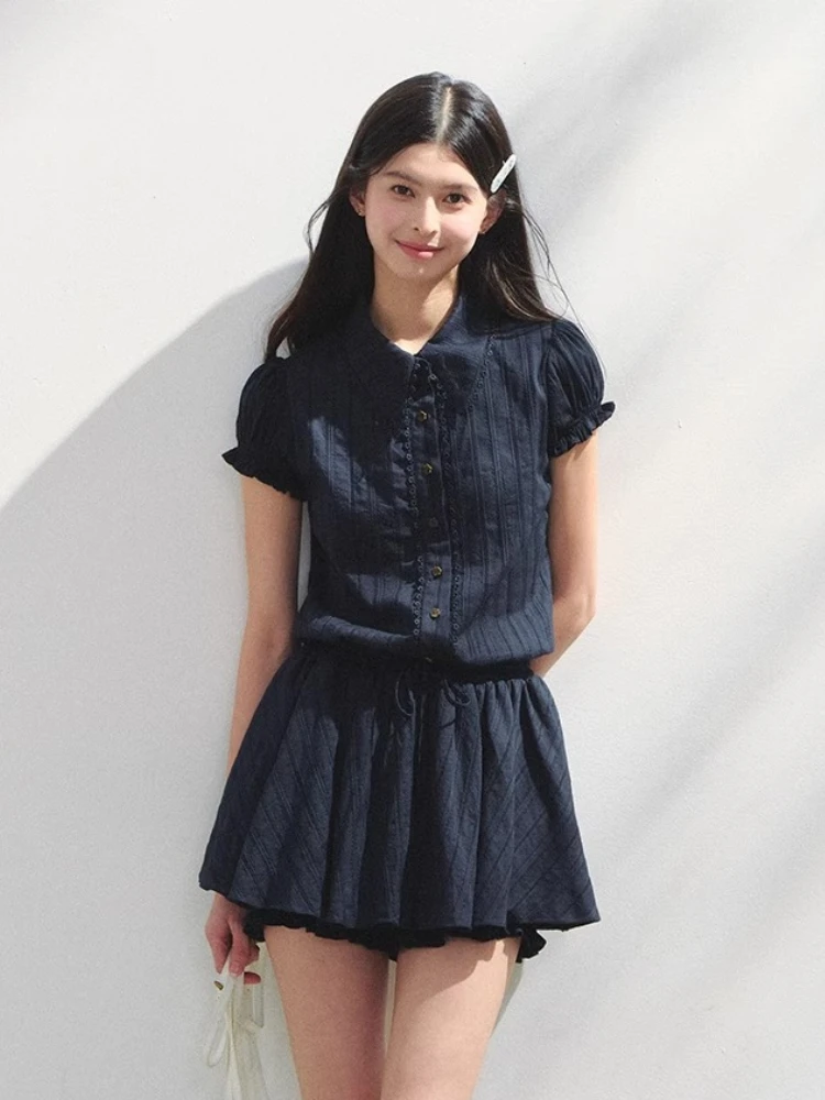 Professional Office Waist Cinched Dress Campus Style Short Sleeve Blouse Dress Summer Korean New Fashion Slimming Women Dress
Professional Office Waist Cinched Dress Campus Style Short Sleeve Blouse Dress Summer Korean New Fashion Slimming Women Dress