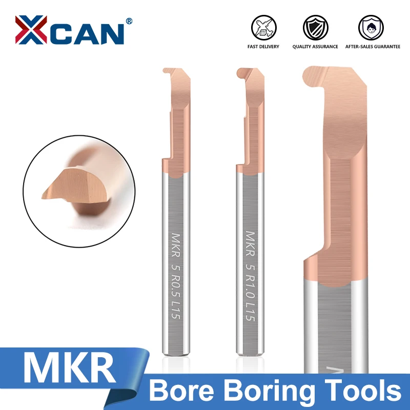 XCAN 1pc MKR Boring Cutter Integral Carbide Bore Boring Bar R0.5 R1.0 Inner Hole Grooving Tool Micro Hole Cutter Boring Tool
XCAN 1pc MKR Boring Cutter Integral Carbide Bore Boring Bar R0.5 R1.0 Inner Hole Grooving Tool Micro Hole Cutter Boring Tool