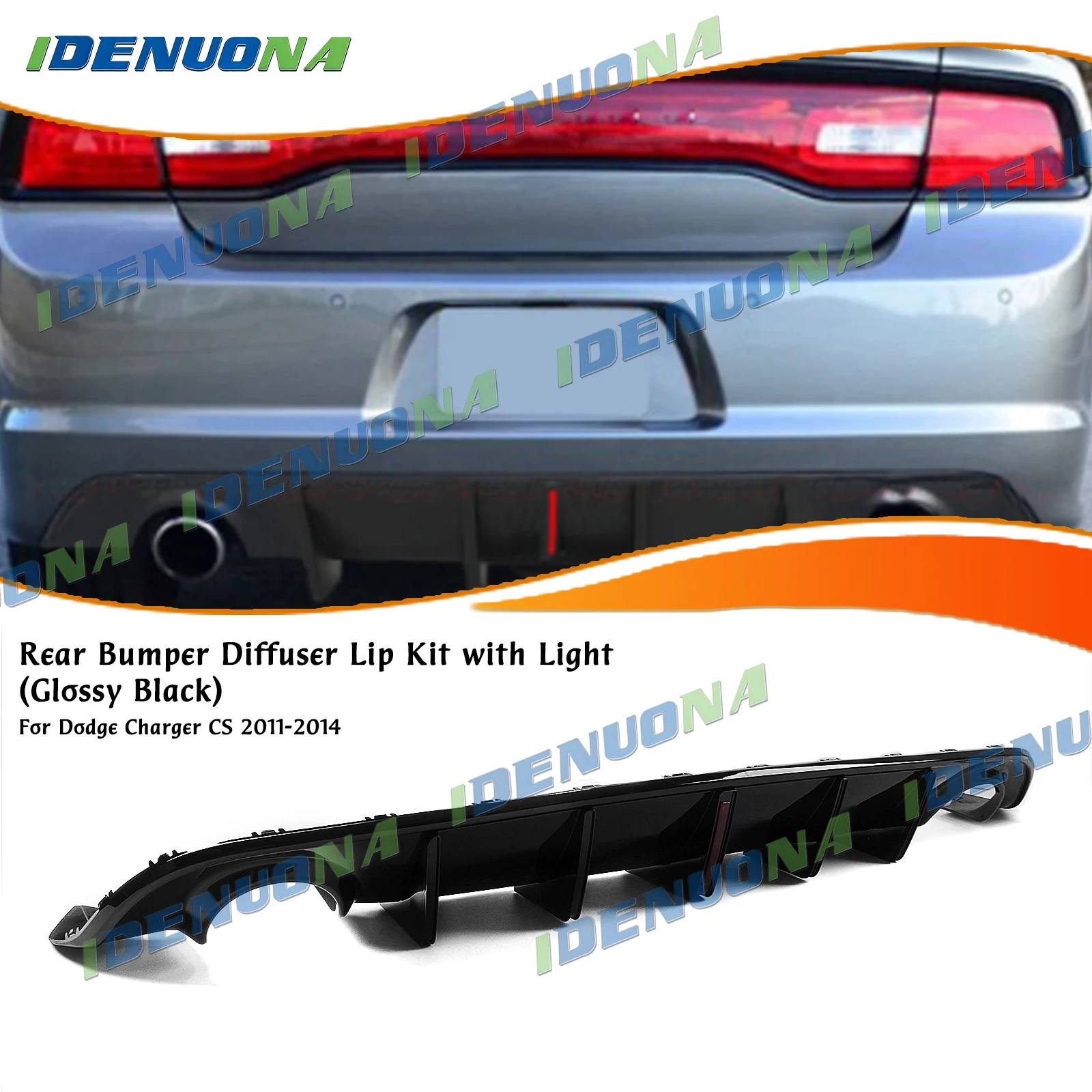 Rear Bumper Diffuser Spoiler For Dodge Charger SRT8 2012-2014
Rear Bumper Diffuser Spoiler For Dodge Charger SRT8 2012-2014