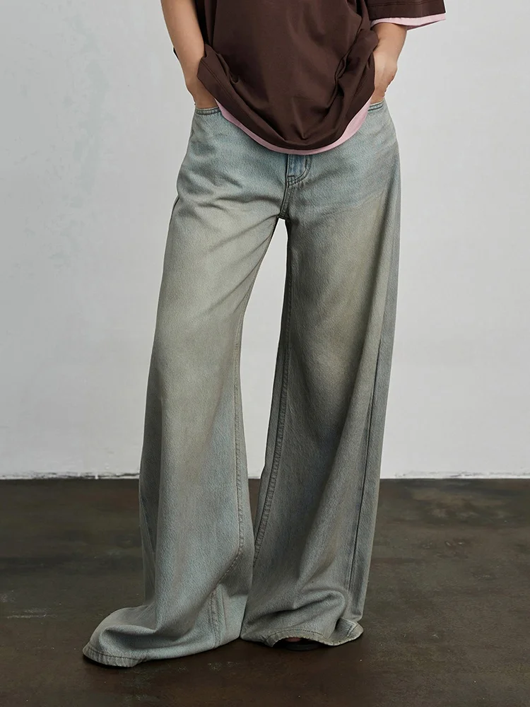 Summer New Vintage High Waist Loose Light Colored Wide Leg Jeans Women's Micro Flared Long Pants Thin Denim Jeans for Women
Summer New Vintage High Waist Loose Light Colored Wide Leg Jeans Women's Micro Flared Long Pants Thin Denim Jeans for Women