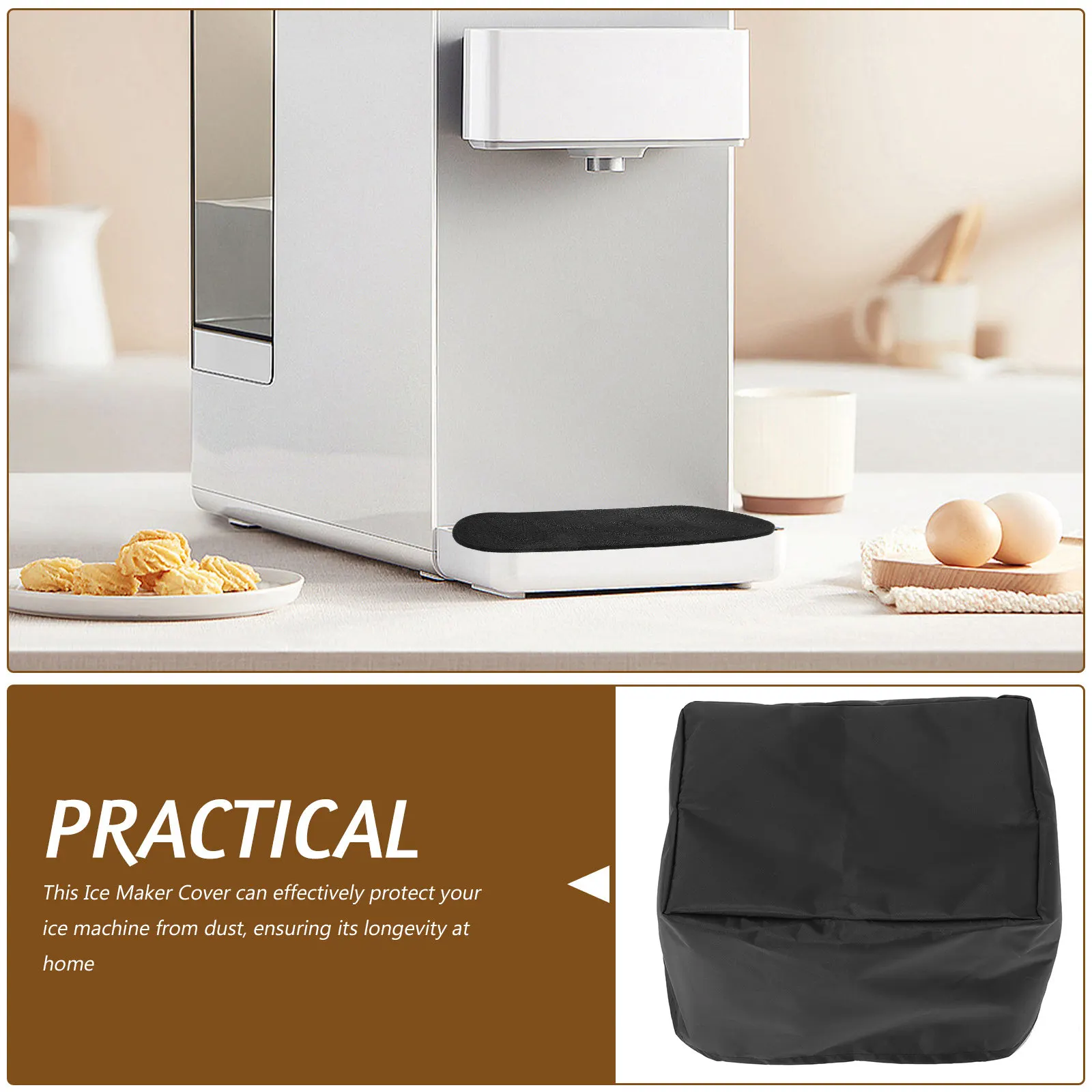 Ice Maker Cover for Small Electric Ice Machine Protective Cover Countertop Home Kitchen Appliance Dirt Proof Storage Sleeve
Ice Maker Cover for Small Electric Ice Machine Protective Cover Countertop Home Kitchen Appliance Dirt Proof Storage Sleeve