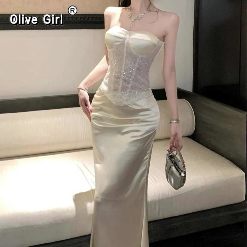 Комплект из двух предметов: французский жилет и длинная юбка Olivegirl для женщин, вечернее платье с пайетками и корсетом, для дня рождения, вечеринки, банкета
Комплект из двух предметов: французский жилет и длинная юбка Olivegirl для женщин, вечернее платье с пайетками и корсетом, для дня рождения, вечеринки, банкета