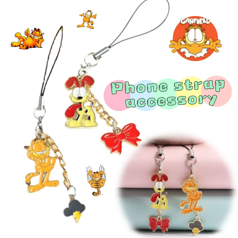 Garfield Odie Mobile Phone Rope Pendant High Color Value Creative Personality Couple Keychain Student Backpack Decorative Gift
Garfield Odie Mobile Phone Rope Pendant High Color Value Creative Personality Couple Keychain Student Backpack Decorative Gift