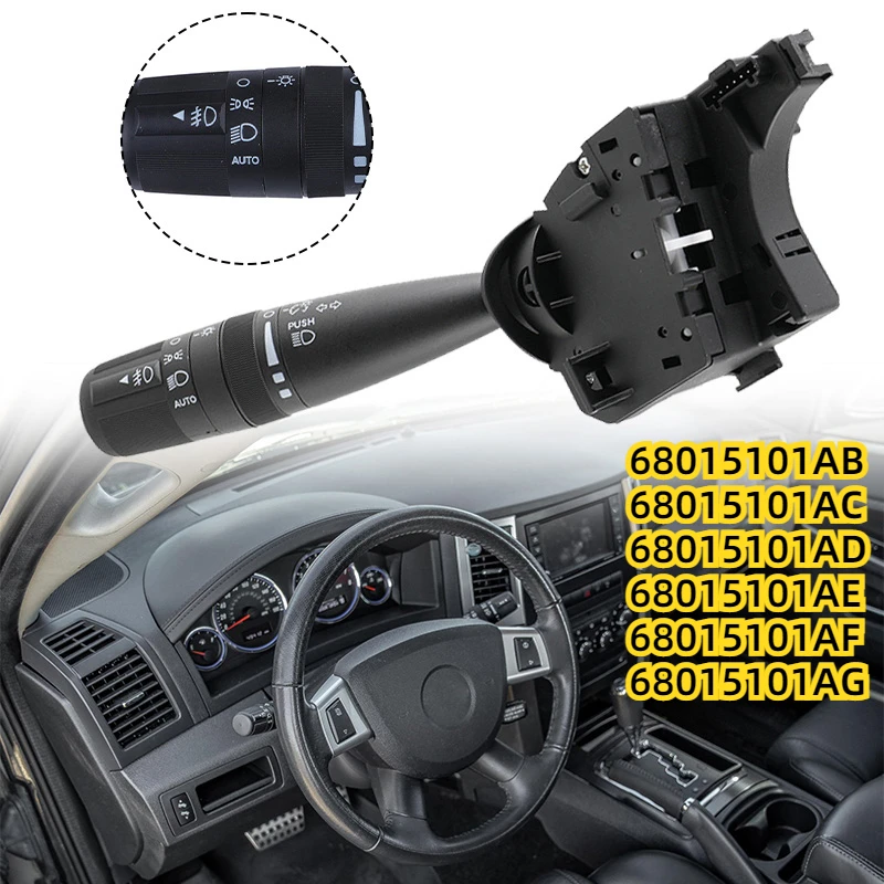 For Chrysler Dodge Jeep Car Turn Signal Switch Multi-Function Function Button Headlight Switch 68015101AB 68015101AC 68015101AD
For Chrysler Dodge Jeep Car Turn Signal Switch Multi-Function Function Button Headlight Switch 68015101AB 68015101AC 68015101AD
