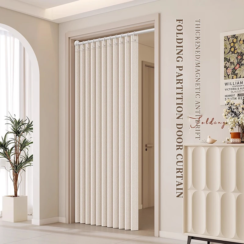 Stylish Elegant Folding Door Curtain No Punching Design Home Decor Privacy Better Space Partitioning
Stylish Elegant Folding Door Curtain No Punching Design Home Decor Privacy Better Space Partitioning