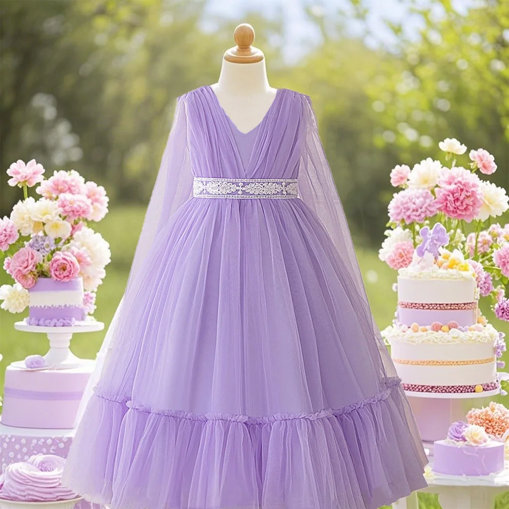 Girl Flower Girl Wedding Dress Long A-line Perfect Holiday Birthday Party Ball Dress Formal Beauty Pageant Long Dress
Girl Flower Girl Wedding Dress Long A-line Perfect Holiday Birthday Party Ball Dress Formal Beauty Pageant Long Dress