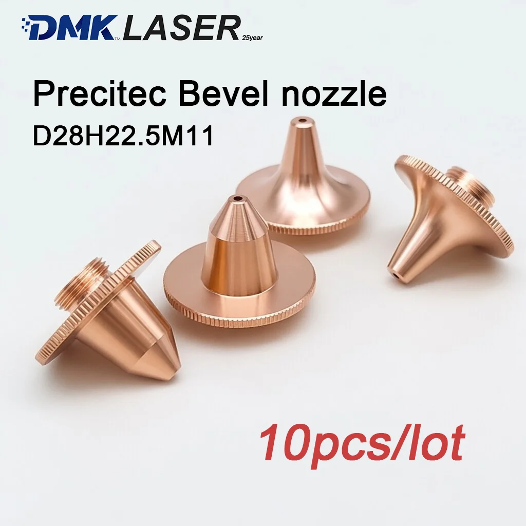 Precitec 10pcs/lot High Power D28 M11 H22.5 Bevel Laser Cutting Nozzle Sloping Anti-collision For LightCutter ProCutter
Precitec 10pcs/lot High Power D28 M11 H22.5 Bevel Laser Cutting Nozzle Sloping Anti-collision For LightCutter ProCutter