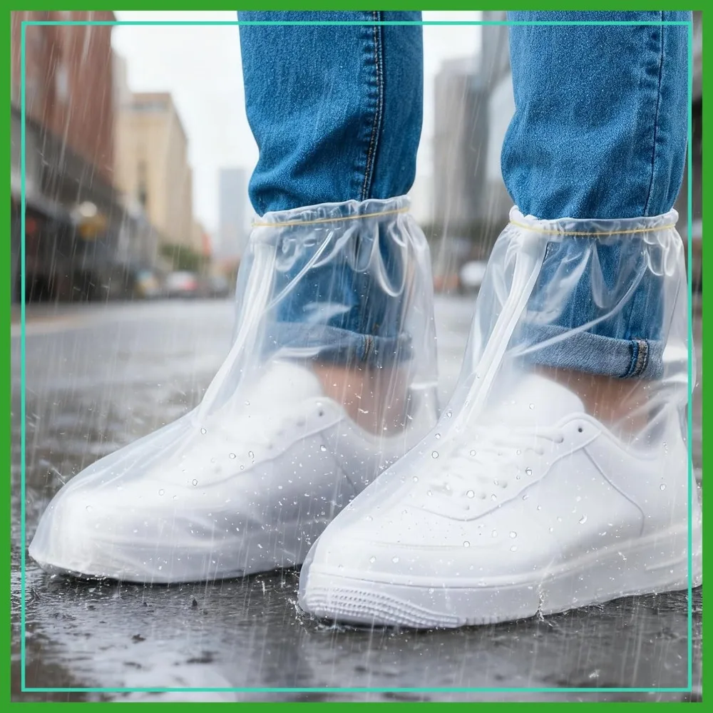 20Pcs Waterproof Shoe Covers, Reusable Rain Shoes for Unisex, Clear Protective Boot Covers
20Pcs Waterproof Shoe Covers, Reusable Rain Shoes for Unisex, Clear Protective Boot Covers