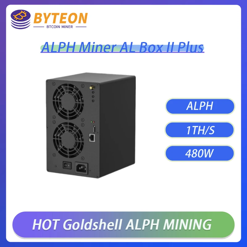 brand New Goldshell AL Box II Plus 1TH/s AL Box 2 Plus 480W 0.48J/GH ASIC ALPH Alephium Miner AL Box2 Plus Blake3 Algorithm
brand New Goldshell AL Box II Plus 1TH/s AL Box 2 Plus 480W 0.48J/GH ASIC ALPH Alephium Miner AL Box2 Plus Blake3 Algorithm
