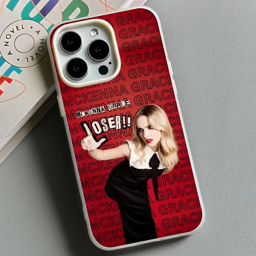 Mckenna Grace Phone Case for iPhone 17 16 15 14 13 12 11 Air Pro Max Plus Jelly Dual Layer White Cover
Mckenna Grace Phone Case for iPhone 17 16 15 14 13 12 11 Air Pro Max Plus Jelly Dual Layer White Cover