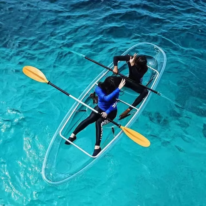 Crystal Kayak Fishing Boat Transparent Canoe with clear Bottom for Wholesale
Crystal Kayak Fishing Boat Transparent Canoe with clear Bottom for Wholesale