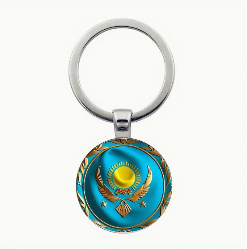 Kazakhstan Flag Keychain - Fashionable Zinc Alloy Pendant, Suitable for Bags and Cars, Home Decoration, Anniversary and Festival
Kazakhstan Flag Keychain - Fashionable Zinc Alloy Pendant, Suitable for Bags and Cars, Home Decoration, Anniversary and Festival