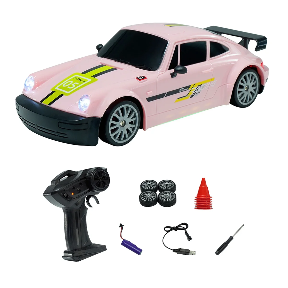 AAM-RC автомобиль 2,4G 15 км/ч 1/24 четырехколесный высокоскоростной привод дрифт-автомобили имитация гоночных игрушек розовый
AAM-RC автомобиль 2,4G 15 км/ч 1/24 четырехколесный высокоскоростной привод дрифт-автомобили имитация гоночных игрушек розовый