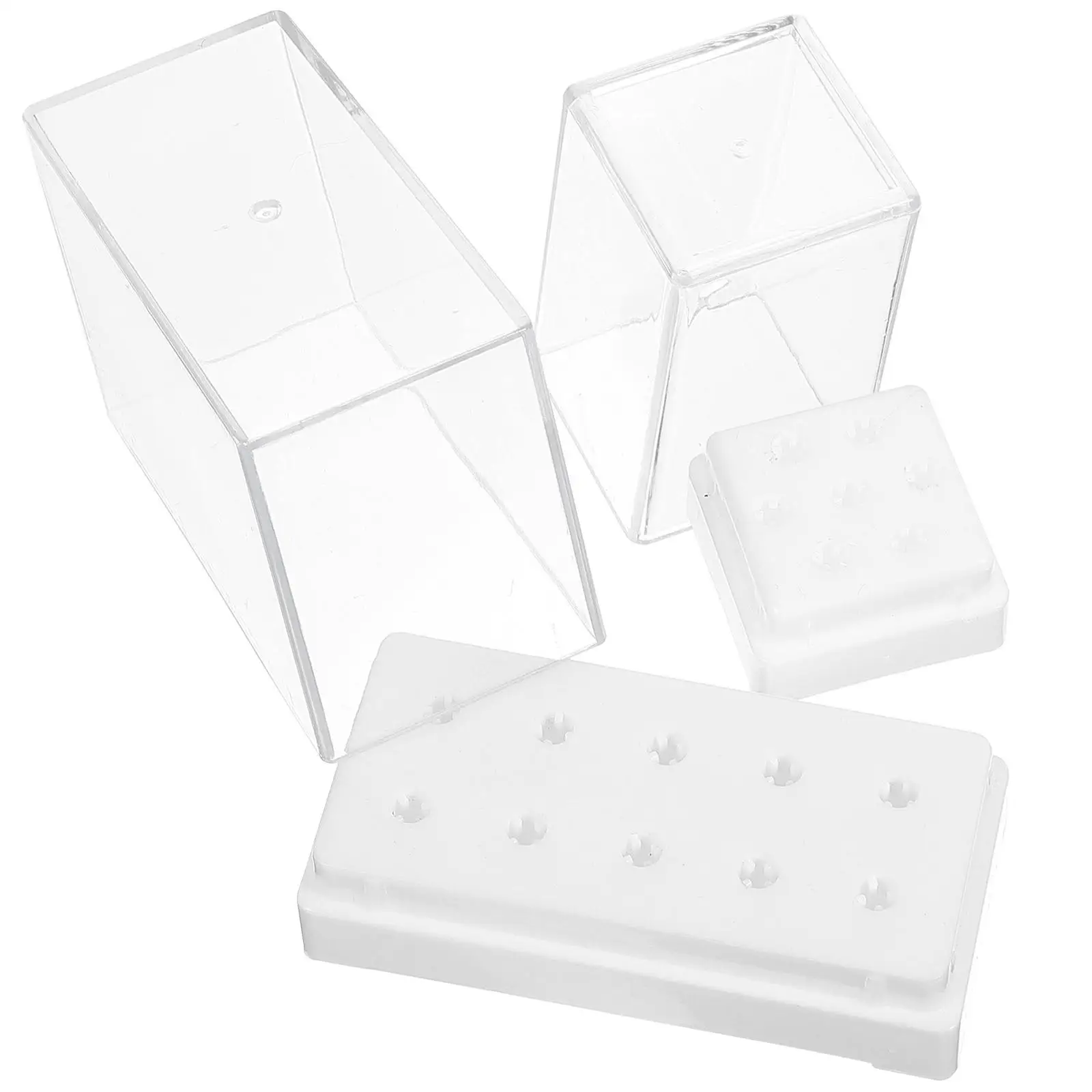 Grinding Head Storage Box 2 Pcs 7-holes Nail Drill Bit Holder Durable Plastic Bits Container For Nails Manicure Organization
Grinding Head Storage Box 2 Pcs 7-holes Nail Drill Bit Holder Durable Plastic Bits Container For Nails Manicure Organization